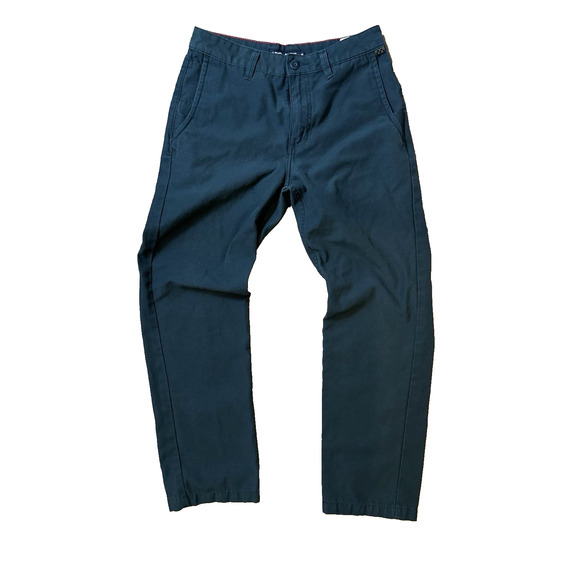 Vans Forest Green Authentic Chino Relaxed Fit Straight Pants Mens Sz 30x28 - Picture 1 of 16